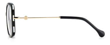 Designer Women Carolina Herrera Eyeglasses: CH0022 - Black- SpecSMART Eye Clinic (Side View)